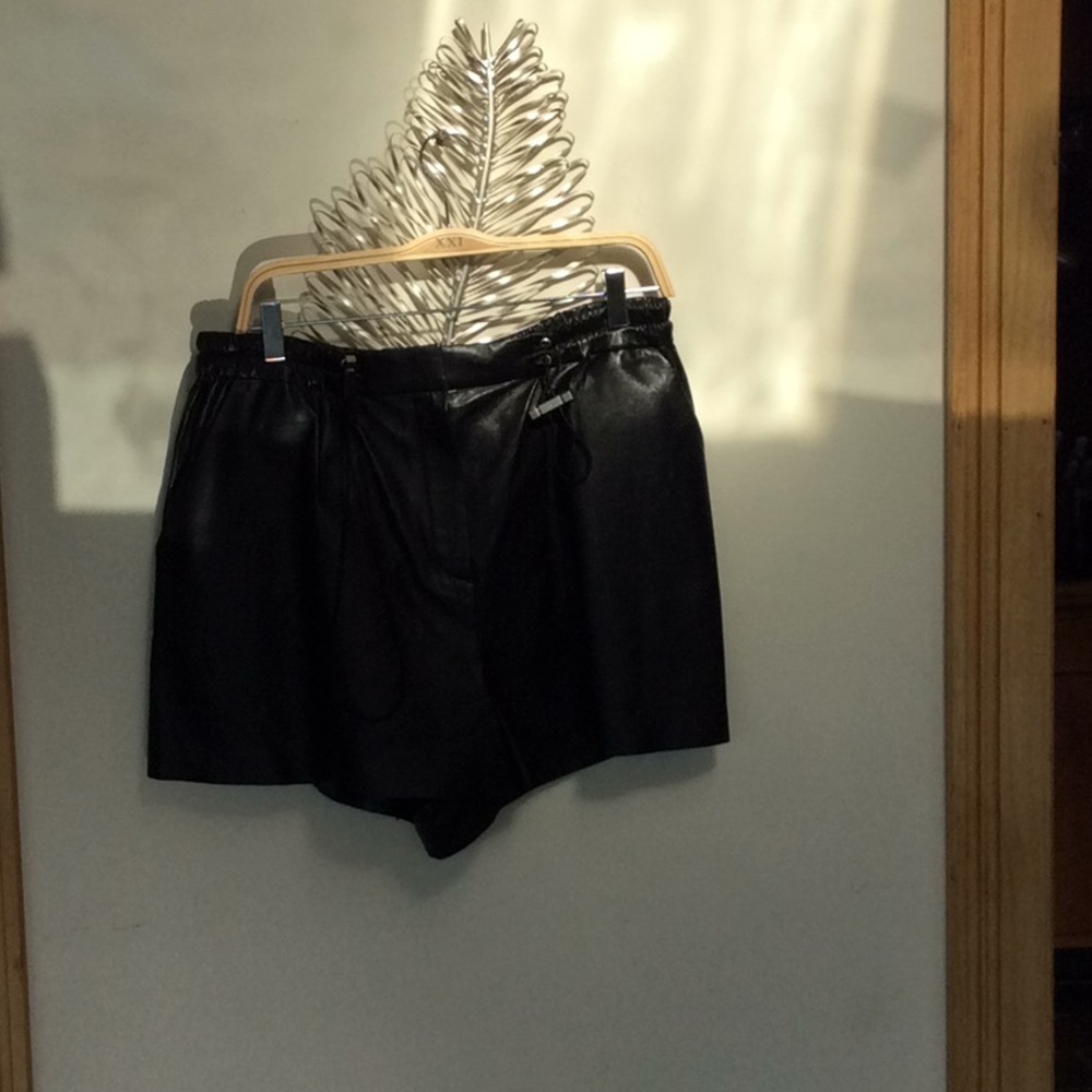 Givenchy leather short.